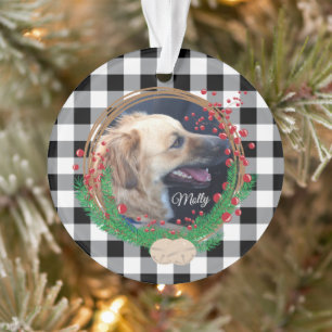 Xadrez de Buffalo - Ornamento Personalizado de Cão