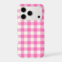 Xadrez de Cottagecore Rosa Gingham