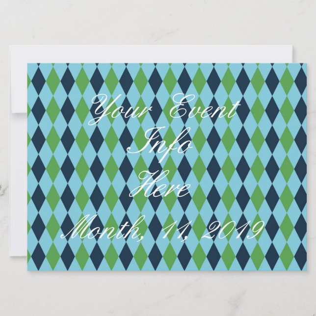 Xadrez de diamante Rockabilly Thunder_Cove (Frente)