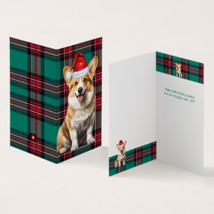Xadrez de Feriado de Cães Pembroke Welsh Corgi