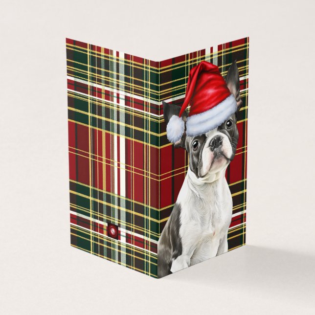 Xadrez de Férias de Natal em Boston Terrier (Exterior)