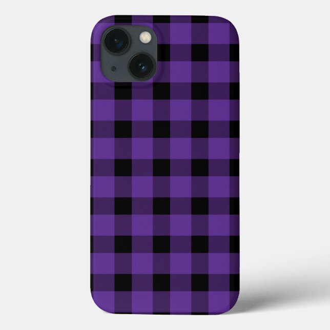 Xadrez de Lumberjack do País de Buffalo Roxo (Verso)