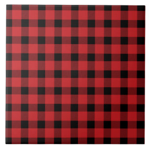 Xadrez de Lumberjack do País de Buffalo Vermelho