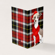 Xadrez de Natal Red Holiday italiana Greyhound