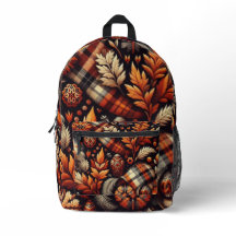 Xadrez de outono deixa bege preto laranja