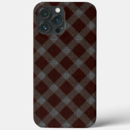 Xadrez de "tapete" vermelho-tartã com partes ásper