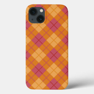 Xadrez diagonal na laranja e no rosa