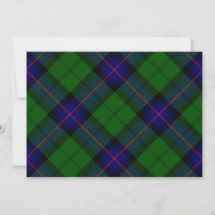Xadrez do verde azul do tartan do clã de Armstron