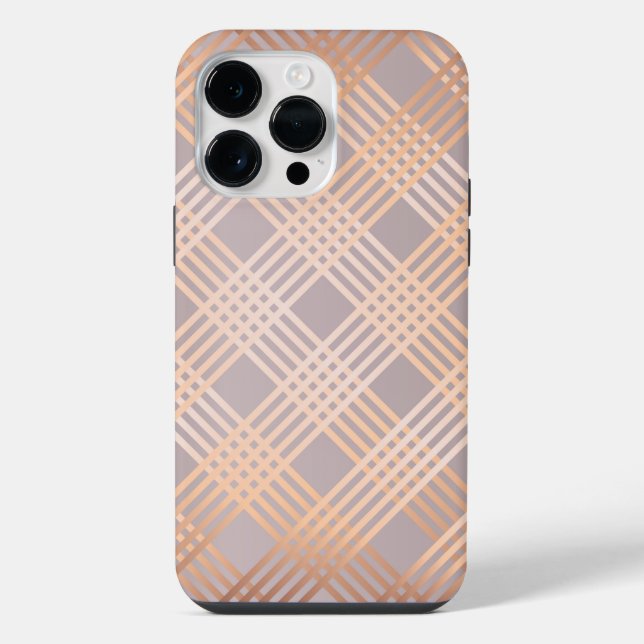 Xadrez Dover Gray e Metallic Peach (Verso)