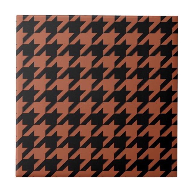 Xadrez Escocês Plaid Preto Marrom (Frente)