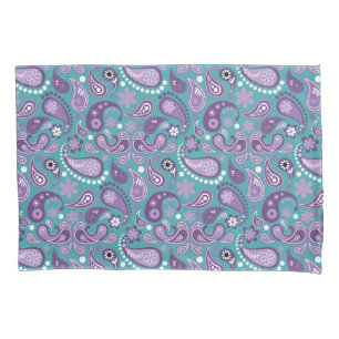 Xadrez Escocês Roxo e Azul Shabby Chic