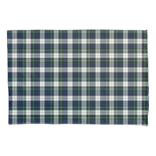 Xadrez escocesa azul e branca do Tartan de Gordon
