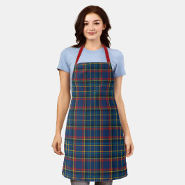 Xadrez escocesa de Tartan em vermelho cereja e azu