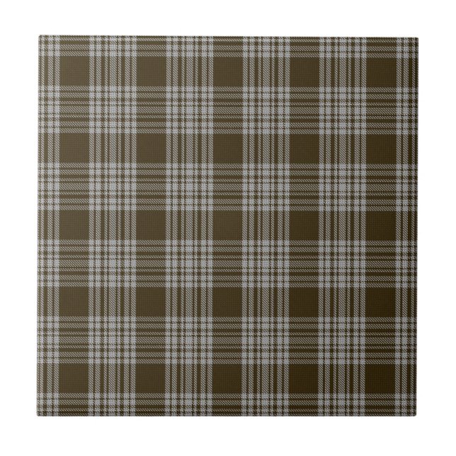 Xadrez Escocesa Menzies Brown Clan Tartan (Frente)