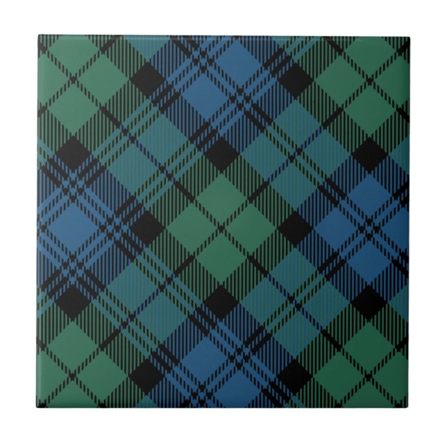 Xadrez Farmhouse Russo Verde Campbell Tartan (Frente)