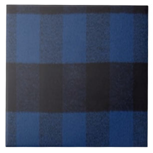 Xadrez Flannel Buffalo Textura azul de lumberjack
