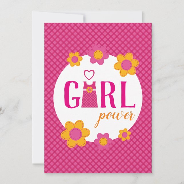 Xadrez floral cor-de-rosa primavera de fofoca (Frente)