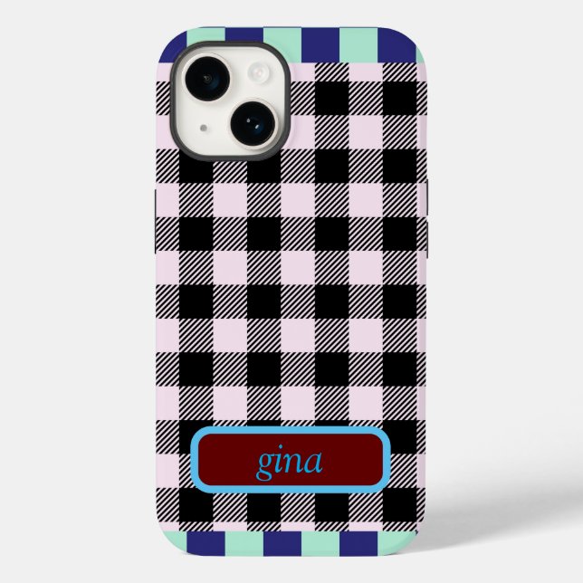 Xadrez Gingham Personalizado (Verso)