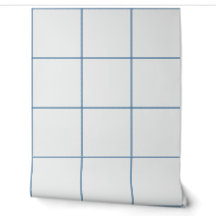 Xadrez Jumbo Dusty Blue em Tons de Azul
