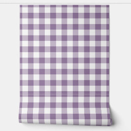 Xadrez Lilás Desbotado com Gingham Verde Plaid Buf