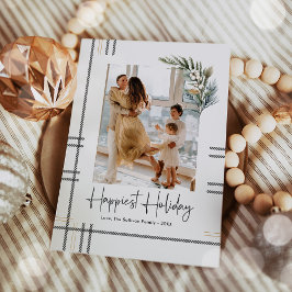 Xadrez moderna - Cartão com fotos de Natal com Scr