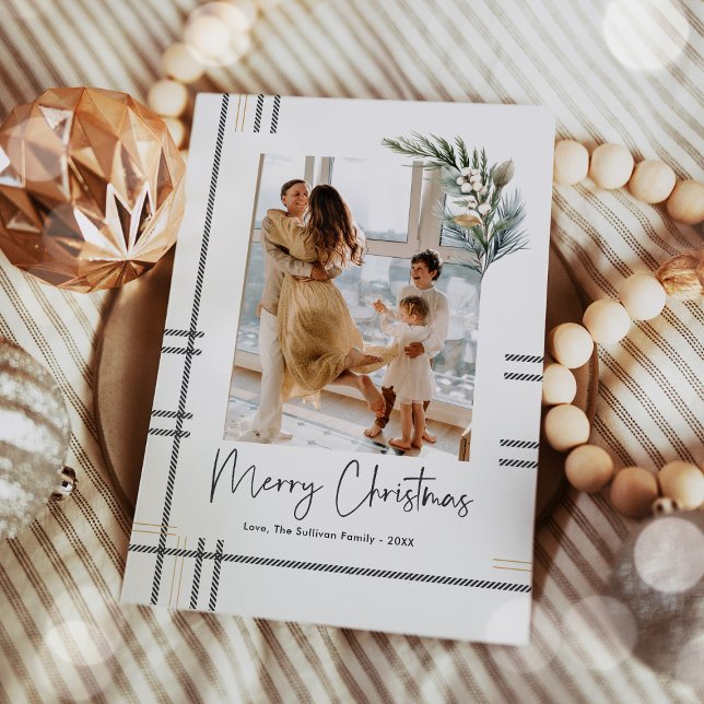 Xadrez moderna - Cartão com fotos de Natal com Scr (Criador carregado)