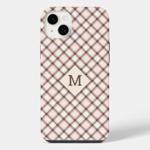 Xadrez Monograma Personalizada / Padrão Tartan