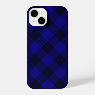 Xadrez preto azul tartan MacKay