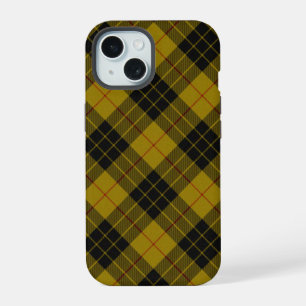 xadrez preto e amarelo MacLeod tartan