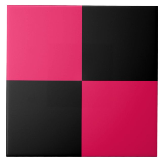 Xadrez Preto Rosa (Frente)