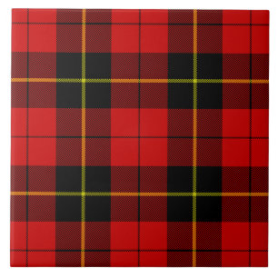 Xadrez preto Wallace Tartan
