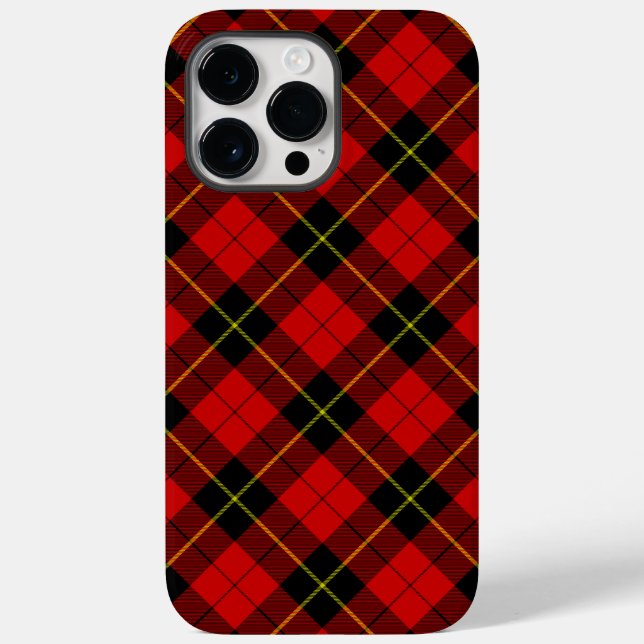 Xadrez preto Wallace Tartan (Verso)