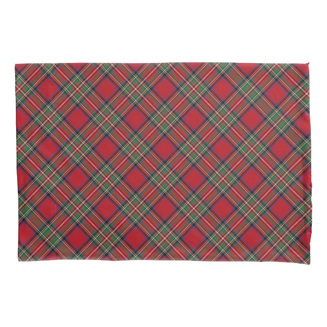 Xadrez Rustic Clan Stewart Red e Green Tartan (Frente)