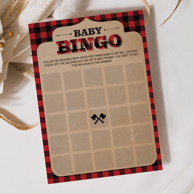 Xadrez Rustic Lumberjack Bingo (Criador carregado)