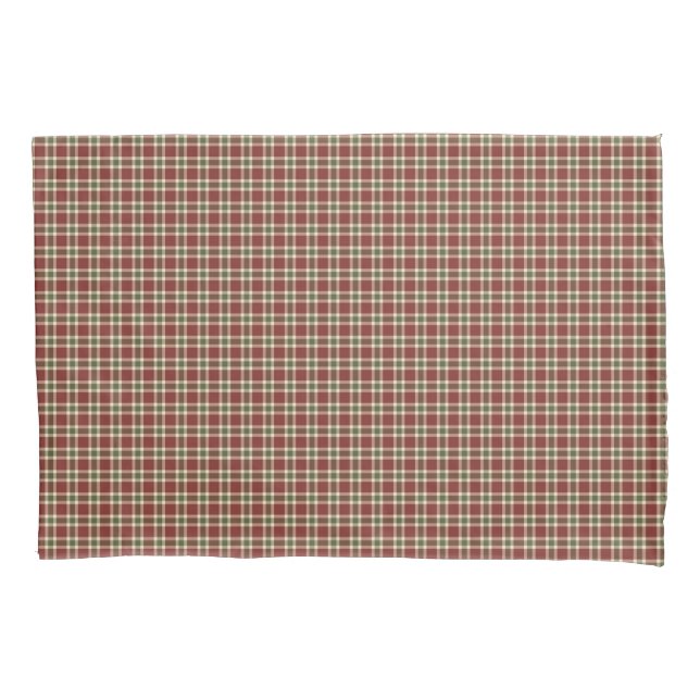 Xadrez Rustic Red and Green Tartan (Frente)