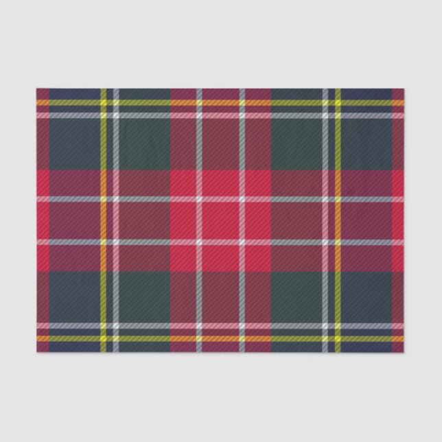 Xadrez Tartan Papel Tecido (Frente )