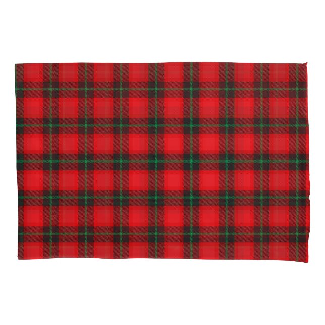 Xadrez Tartan Red Black Pattern Trendy (Frente)