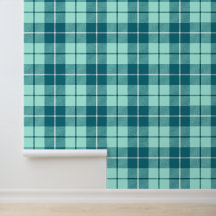 Xadrez Teal E Pastel Tartan