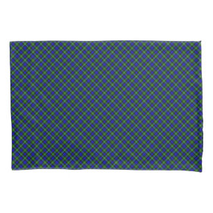 Xadrez verde azul Campbell tartan