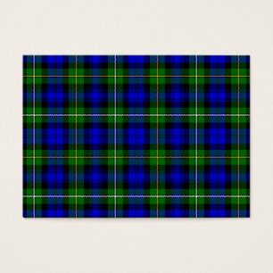 Xadrez verde azul Campbell tartan