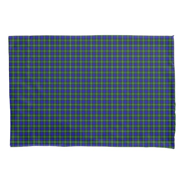Xadrez verde azul Campbell tartan (Frente-Esquerda)