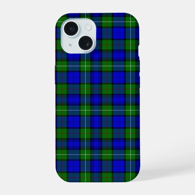 Xadrez verde azul MacKenzie tartan (Verso)