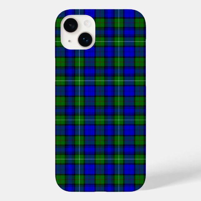 Xadrez verde azul MacKenzie tartan (Verso)