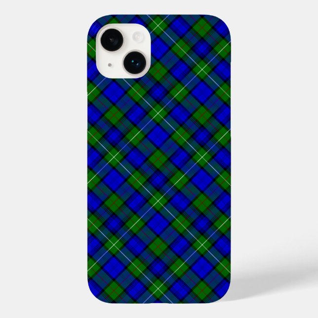 Xadrez verde azul MacKenzie tartan (Verso)