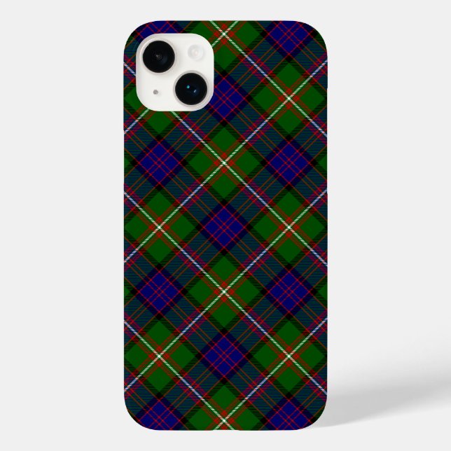 Xadrez verde-azul-tartan-de-coleira (Verso)