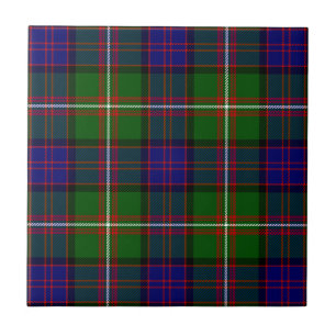 Xadrez verde-azul-tartan-de-coleira