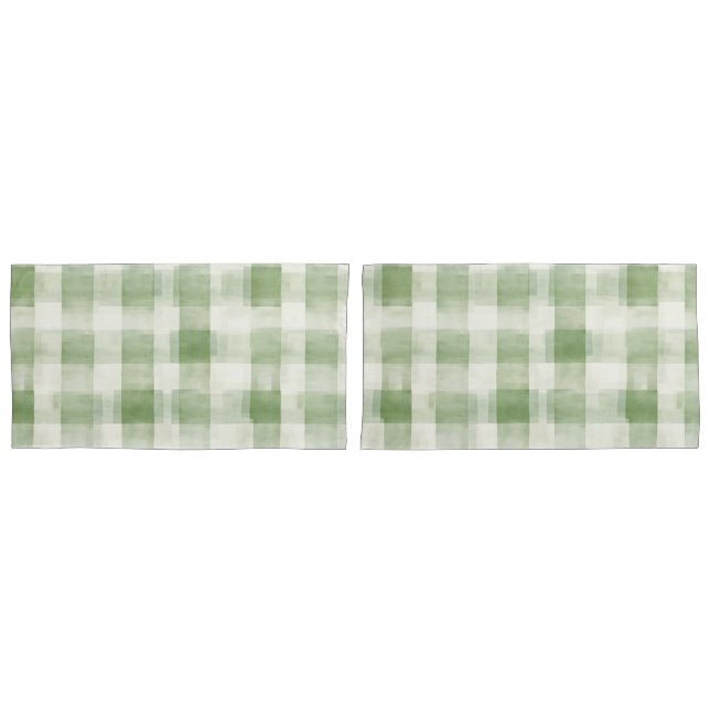 Xadrez Verde Creme   (Frente - conjunto)