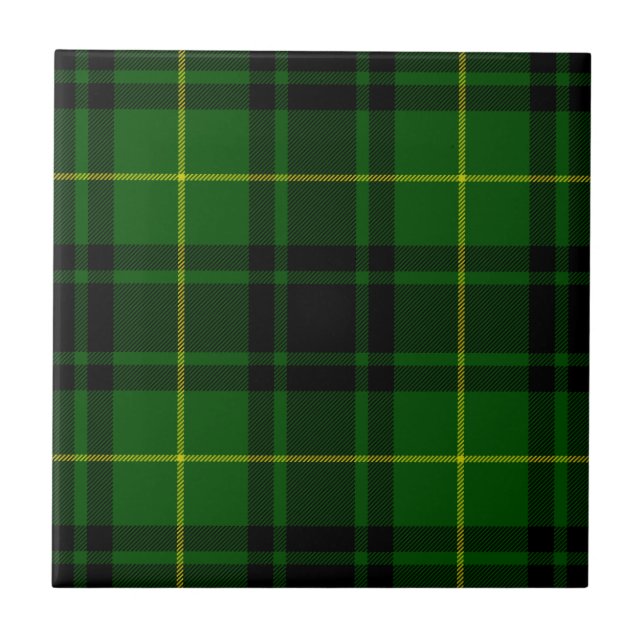 Xadrez verde MacArthur tartan (Frente)