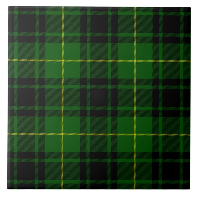 Xadrez verde MacArthur tartan (Frente)