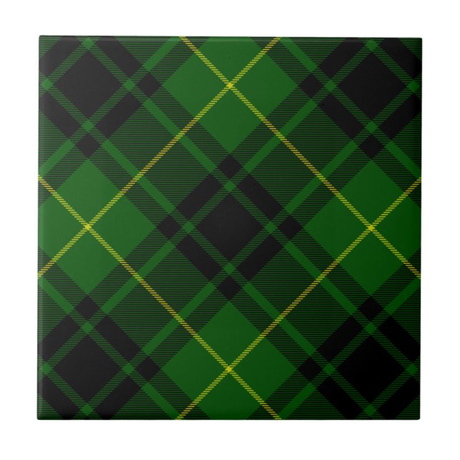 Xadrez verde MacArthur tartan (Frente)